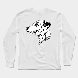 Dalmatian art Long Sleeve T-Shirt